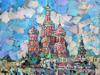 Рисуем Москву (для групп учащихся художественных школ)